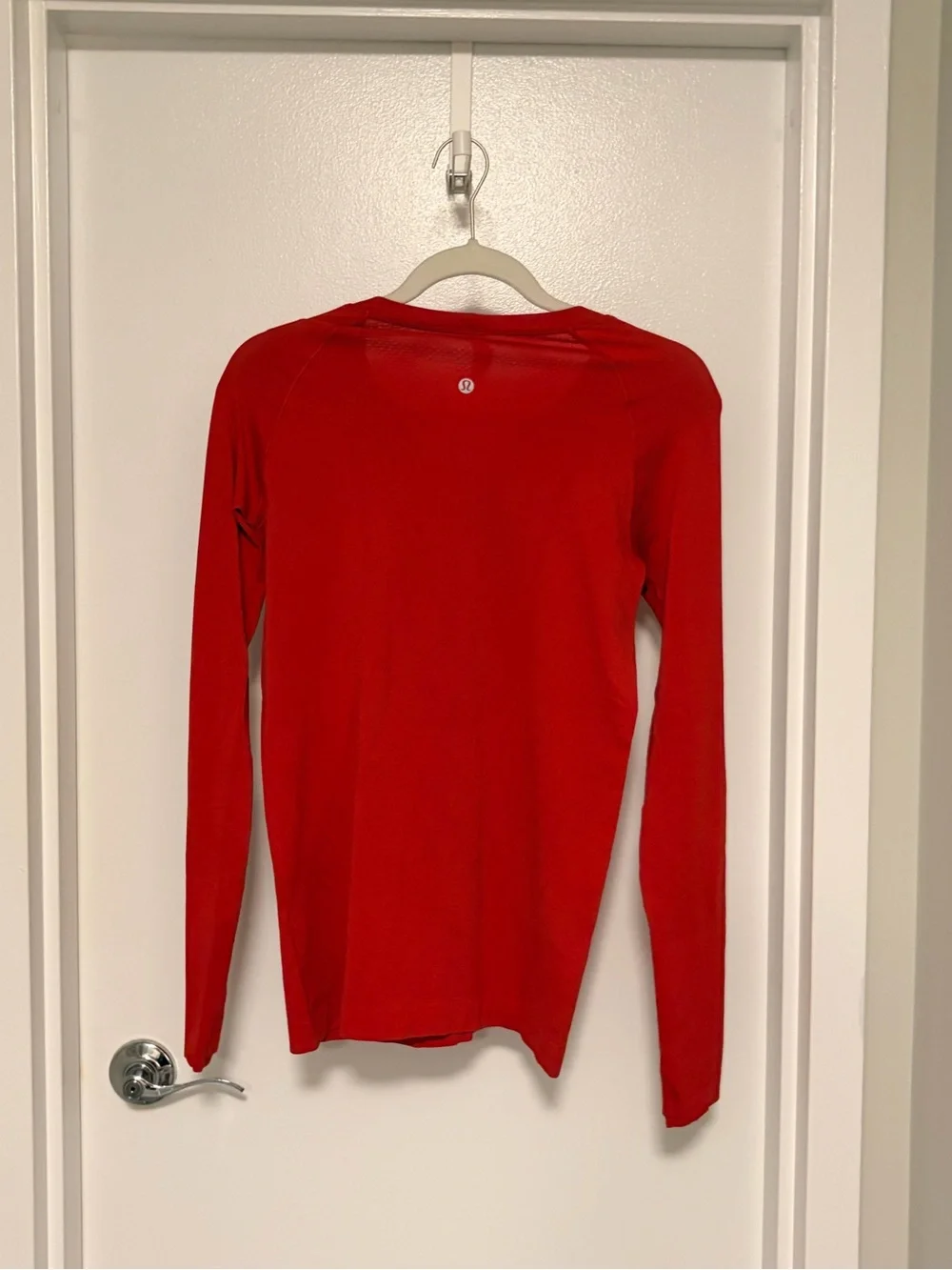 lululemon athletica Red Long-Sleeve Crewneck Sweater